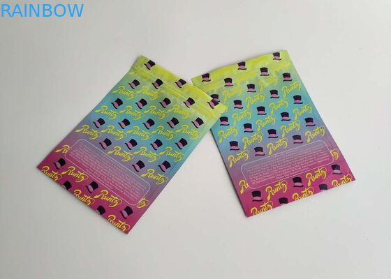 कस्टम स्टैंड अप प्लास्टिक पाउच पैकेजिंग कुकीज़ वीड बीज बैग होलोग्राम ज़िपलॉक