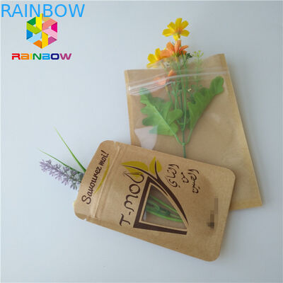 Resealable कस्टम पेपर बैग खाद्य ग्रेड तीन साइड सील एल्यूमीनियम पन्नी कुकी पैकेजिंग