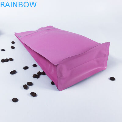 जिपर पाउच बैग साइड कॉफी कॉफी पैकेजिंग CYMK रंग अनुकूलित स्टैंड अप