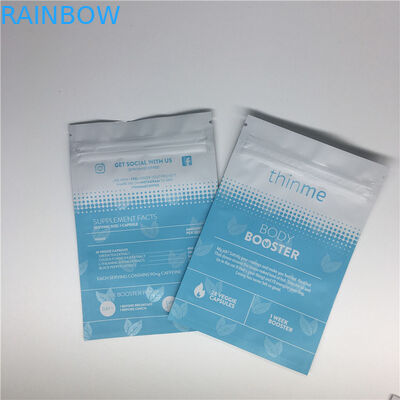 फूड ग्रेड हर्बल धूप पैकेजिंग स्टैंड थैली मुद्रित ज़िपलॉक बैग अनुकूलित