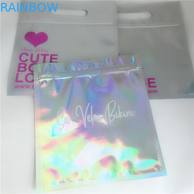 आईलैश एक्सटेंशन ग्लू के लिए जिपलॉक कॉस्मेटिक्स पैकेजिंग बैग ग्लॉसी 3 साइड सील