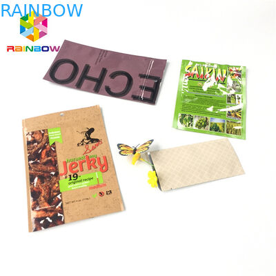 Resealable पन्नी पाउच पैकेजिंग प्लास्टिक एल्यूमीनियम पन्नी रंग मुद्रण तीन साइड सील