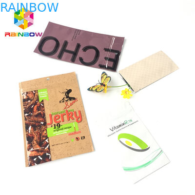 Resealable पन्नी पाउच पैकेजिंग प्लास्टिक एल्यूमीनियम पन्नी रंग मुद्रण तीन साइड सील