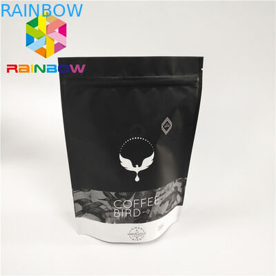 वाल्व के साथ डिजिटल प्रिंटिंग प्लास्टिक पाउच पैकेजिंग मैट फिनिशिंग स्टैंड जिप लॉक