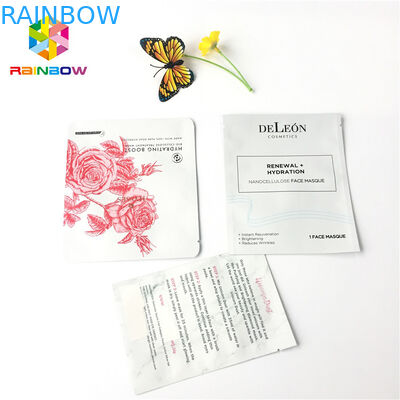 कॉस्मेटिक चेहरे का मुखौटा पन्नी पाउच पैकेजिंग अनुकूलित रंग मुद्रण अच्छा सील