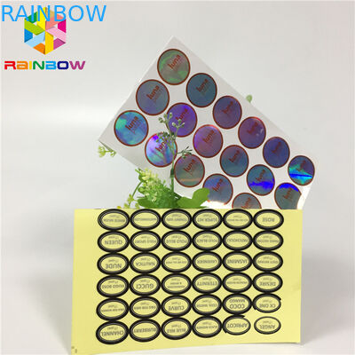 पानी के सबूत खाद्य पैकेजिंग फिल्में कस्टम सुरक्षा वस्त्र लेबल विनाइल स्टीकर