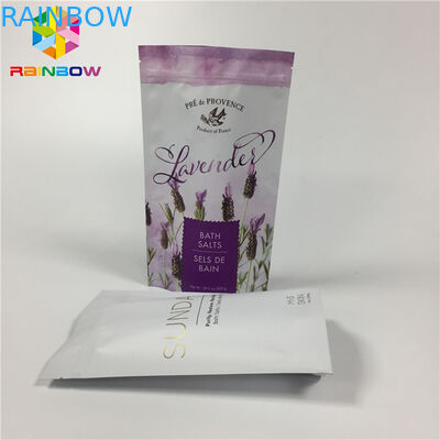 मैट एल्युमिनियम फॉयल लैमिनेटेड स्टैंड अप जिपर पाउच बैग्स फॉर ड्राई फ़ूड पैकेज