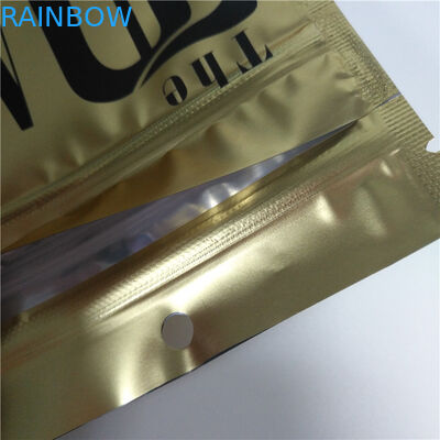 बाल सबूत पुन: प्रयोज्य जिपलॉक बैग, मायलर स्टैंड अप पाउच ग्रैव्योर प्रिंटिंग