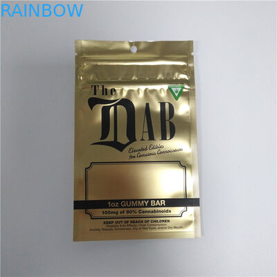 बाल सबूत पुन: प्रयोज्य जिपलॉक बैग, मायलर स्टैंड अप पाउच ग्रैव्योर प्रिंटिंग