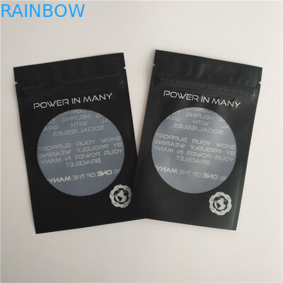 चमकदार गर्मी सील पैकेजिंग बैग कस्टम लोगो ज़िप ताला बैग कान की बाली कंगन पाउच