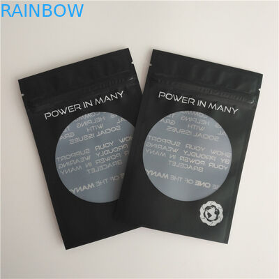 चमकदार गर्मी सील पैकेजिंग बैग कस्टम लोगो ज़िप ताला बैग कान की बाली कंगन पाउच