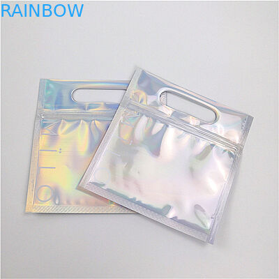 लेजर फिल्म पारदर्शी होलोग्राम कॉस्मेटिक पैकेजिंग बैग महिलाओं के लिए 30-150 माइक्रोन