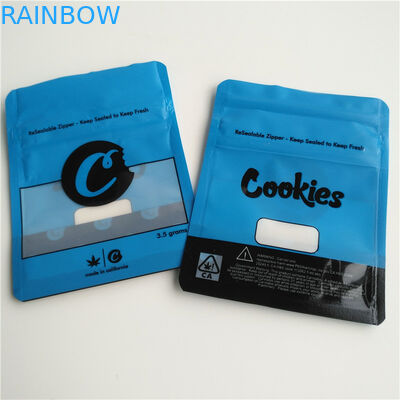 Ziplock Runtz बैग हर्बल धूप पैकेजिंग एल्यूमीनियम पन्नी पीईटी अनुकूलित आकार