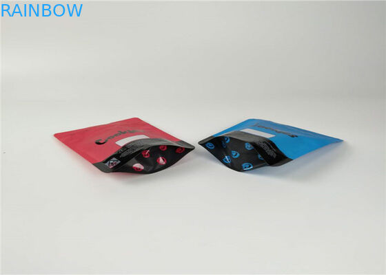 एल्यूमीनियम पन्नी बैग प्लास्टिक पाउच पैकेजिंग 1LB कुकीज़ CBD पैकेजिंग टिकाऊ