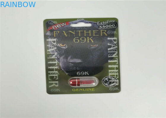 स्लाइड ब्लिस्टर कार्ड पैकेजिंग पुरुष संवर्धन गोलियां सेक्स गोली 3 डी पैकिंग पैकिंग