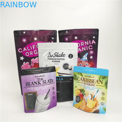 जिपर के साथ कस्टम मुद्रित स्नैक फूड पैकेजिंग बैग एल्यूमीनियम पन्नी दूध पाउडर पैक