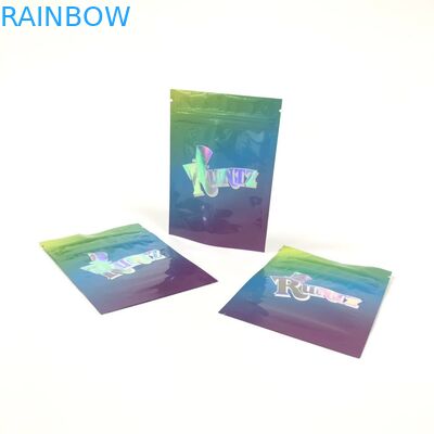 जिपलॉक प्लास्टिक रून्ज बैग हर्बल धूप पैकेजिंग एल्युमीनियम फॉयल ग्रेव्रे प्रिंटिंग