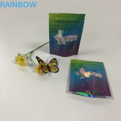 डबल ज़िप पन्नी थैली पैकेजिंग Mylar Runtz बैग प्लास्टिक पैकेजिंग कुकीज़ के लिए