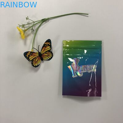 डबल ज़िप पन्नी थैली पैकेजिंग Mylar Runtz बैग प्लास्टिक पैकेजिंग कुकीज़ के लिए