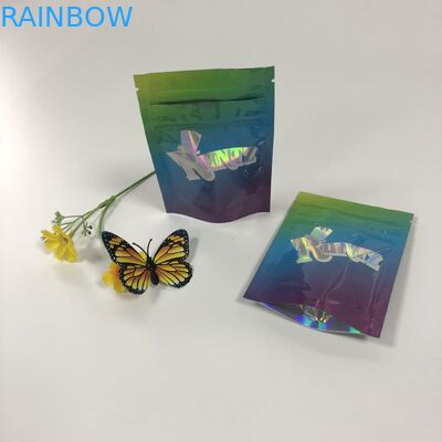 डबल ज़िप पन्नी थैली पैकेजिंग Mylar Runtz बैग प्लास्टिक पैकेजिंग कुकीज़ के लिए