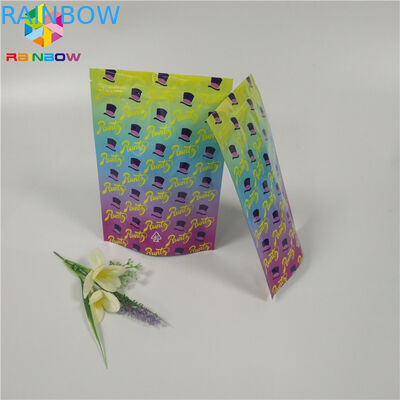 कूकीज प्रूफ़ रंट्ज़ बैग जिपलॉक स्टैंड अप पाउच चाइल्ड रेसिस्टेंट ग्रेव प्रिंटिंग