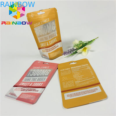 पुन: प्रयोज्य प्लास्टिक स्टैंड जिपर पाउच बैग मैट सामने स्पष्ट खिड़की के साथ समाप्त हो गया