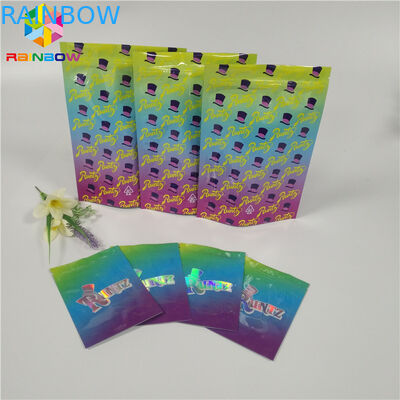 गंध सबूत पन्नी पाउच पैकेजिंग Runtz बैग कुकीज़ / गोली / चिपचिपा भालू आवेदन