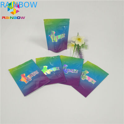 कुकी पन्नी पाउच पैकेजिंग कस्टम मुद्रित प्लास्टिक ज़िप ताला बैग बाल सबूत