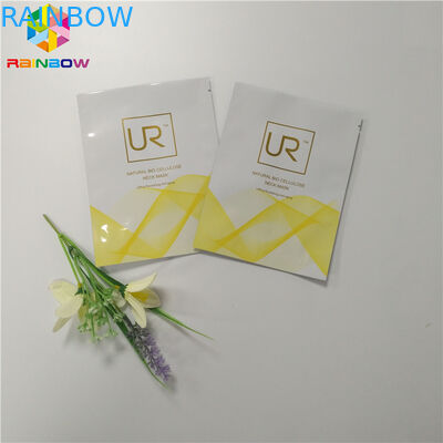 नमी सबूत कॉस्मेटिक पैकेजिंग बैग प्लास्टिक एल्यूमीनियम पन्नी चमकदार मुद्रण सतह