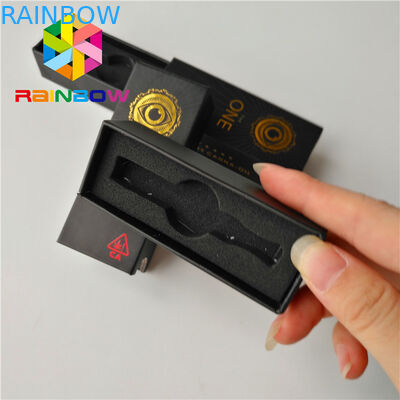 कस्टम आकार Vape कारतूस पैकेजिंग बक्से सीबीडी Atomizer किट मैट सतह खत्म