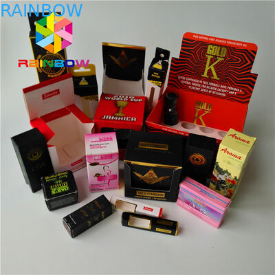 सीबीडी आवश्यक तेल की बोतल पैकेजिंग बॉक्स कम Moq कस्टम प्रिंटिंग 1 ऑउंस 2 ओज़ पुनर्नवीनीकरण कार्ड पेपर