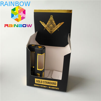 मैट सर्फेस फ़िनिश हर्बल इन्सेन्स पैकेजिंग बॉक्स सिगार टोबैको कोटेड पेपर बॉक्स