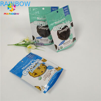 Doypack Resealable Ziplock स्थायी एल्यूमीनियम पन्नी बैग कुकीज़ पैकेजिंग