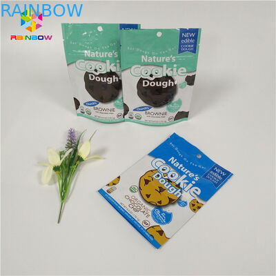 Doypack Resealable Ziplock स्थायी एल्यूमीनियम पन्नी बैग कुकीज़ पैकेजिंग