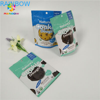 बिस्किट / ड्राई फ्रूट के लिए कलरफुल स्माल मायलर एल्युमिनियम फॉयल फूड पैकिंग बैग्स जिप लॉक