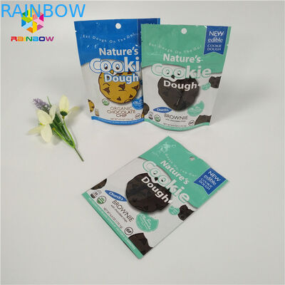 बिस्किट / ड्राई फ्रूट के लिए कलरफुल स्माल मायलर एल्युमिनियम फॉयल फूड पैकिंग बैग्स जिप लॉक