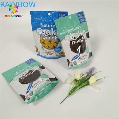 बिस्किट / ड्राई फ्रूट के लिए कलरफुल स्माल मायलर एल्युमिनियम फॉयल फूड पैकिंग बैग्स जिप लॉक