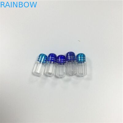 मिनी प्लास्टिक पीएस बोतल ब्लिस्टर पैक पैकेजिंग राइनो 69 गोलियां कैप्सूल बुलेट आकार कंटेनर