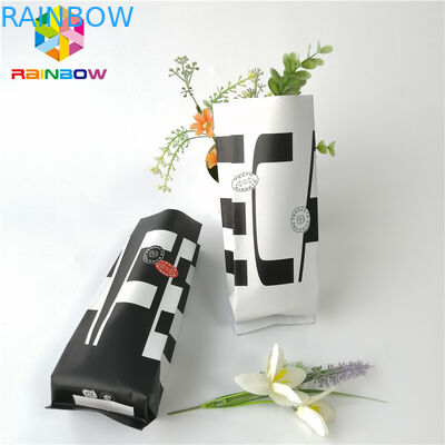 टिन टाई के साथ ग्रीस प्रूफ स्नैक बैग पैकेजिंग प्लेन व्हाइट पेपर क्लियर विंडो बैग