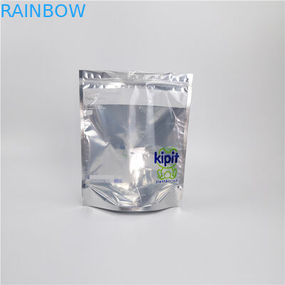 लेजर फिल्म कॉस्मेटिक पैकेजिंग बैग स्टैंड अप पाउच स्वनिर्धारित लोगो मुद्रण टिकाऊ