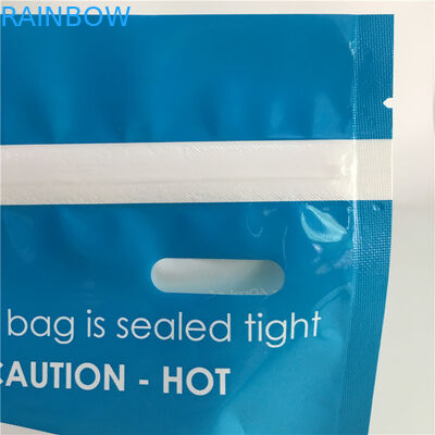 माइक्रोवेव स्टीम बॉटम गसेट बैग्स ग्लॉसी स्टैंड अप प्लास्टिक स्टेरलाइजर रिटोर्ट पाउच