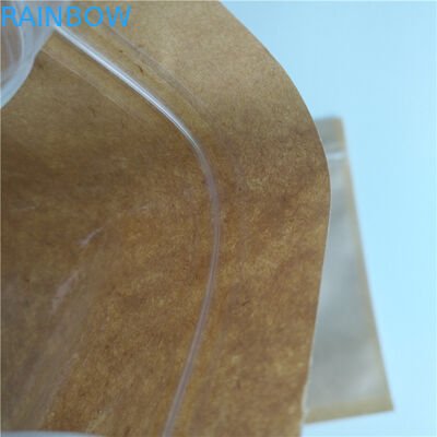 चेरी बीज कॉफी टिप तकिया कस्टम पेपर बैग खिड़की के साथ पुन: प्रयोज्य टिकाऊ