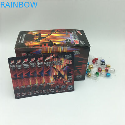 मक्खी पुरुष ऊर्जा बढ़ाने ब्लिस्टर पेपर कार्ड गुले डबल होल पैकिंग सामग्री कैप्सूल के लिए