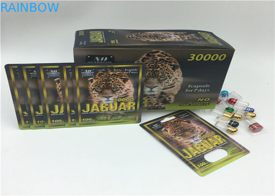 पुरुष संवर्धन गोलियां कार्ड पैकिंग राइनो 69 स्लाइड प्लास्टिक कवर बोतल के साथ