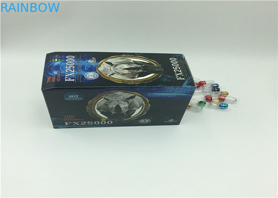 ब्लैक माम्बा 3 डी इफेक्ट ब्लिस्टर कार्ड पैकेजिंग कैप्सूल सेक्स पिल्स कस्टमाइज्ड डिज़ाइन