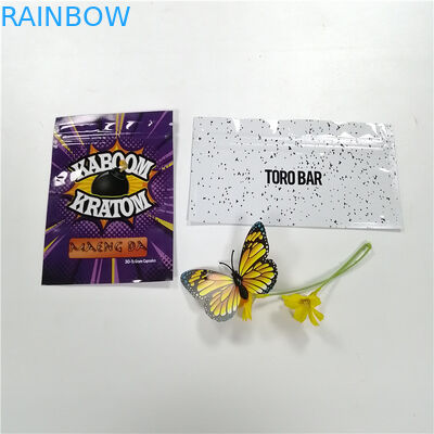 गंध सबूत पन्नी पाउच पैकेजिंग Mylar ज़िप ताला बैग पाउच कस्टम प्रिंट खड़े हो जाओ