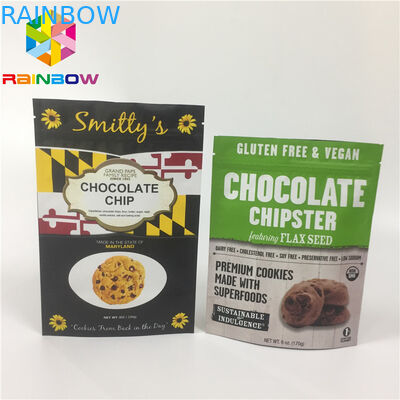 अखरोट / फल के लिए लचीला टॉप जिपलॉक एल्युमिनियम फॉयल मैट डोयपैक पाउच बैग