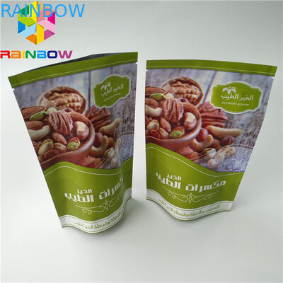 250 ग्राम 500 ग्राम ड्रिंक फ्रूट कस्टम फ़ॉइल लेन्ड बॉटम गसेट स्टैंड अप पाउच मायलर प्लास्टिक नमी प्रूफ डाइपैक बैग