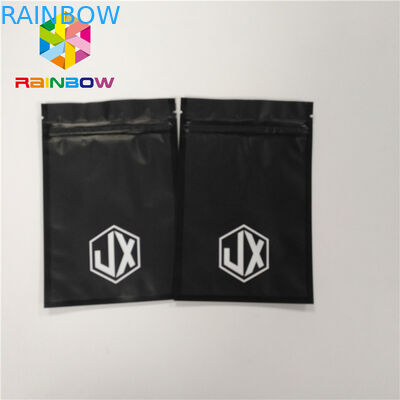 मायाल गंध प्रूफ पन्नी पाउच पैकेजिंग स्व सील प्लास्टिक बैग Resealable जिपर के साथ