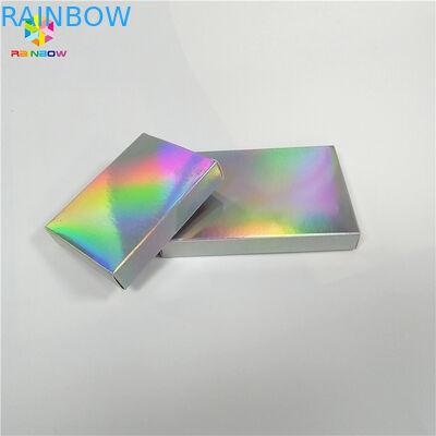 उपहार के लिए अनुकूलित मुद्रित ग्लिटर पेपर बॉक्स पैकेजिंग कॉस्मेटिक होलोग्राफिक लेजर